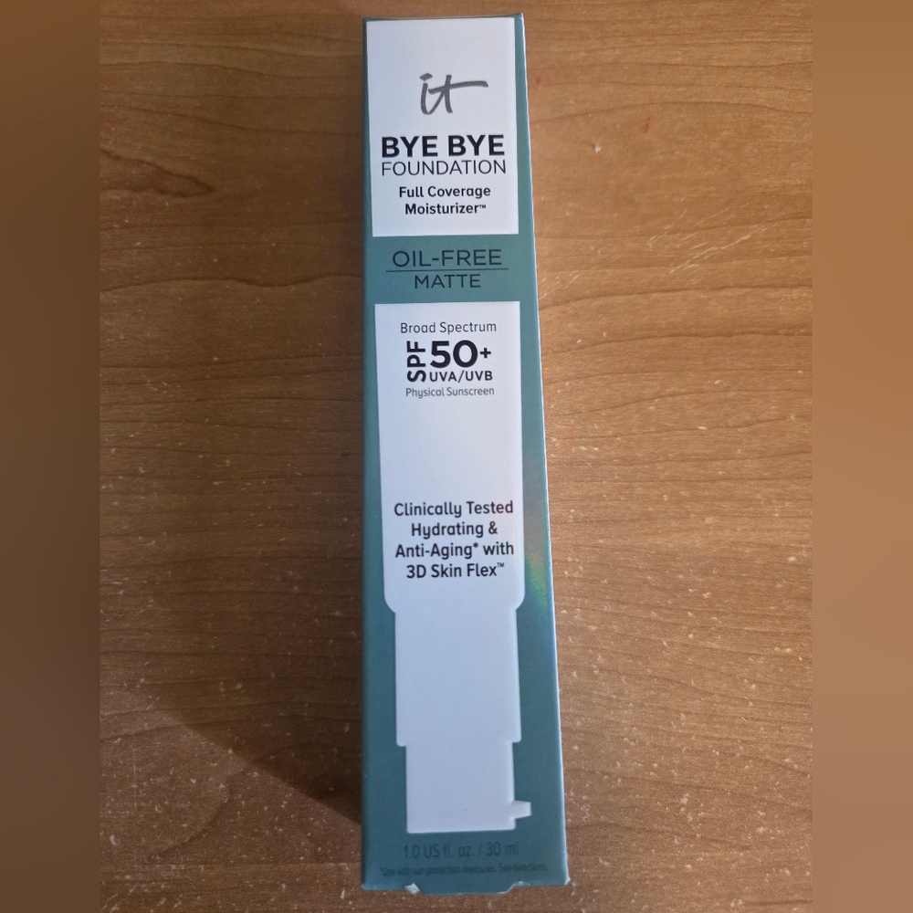 NEW It Cosmetics Bye Bye Foundation "RICH" color Full Coverage Moisturizer